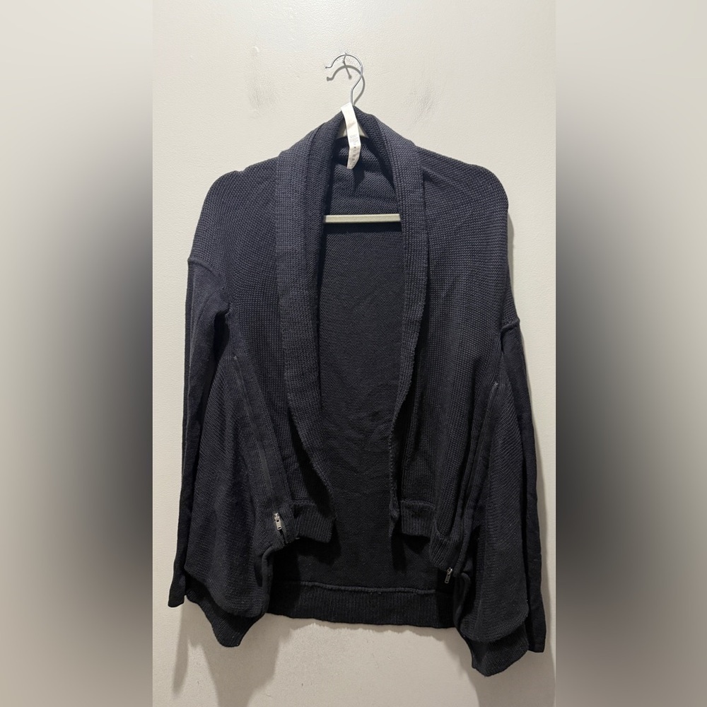 Lululemon Wrap It Up Sweater - Black - Picture 2 of 6